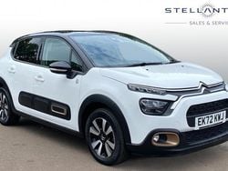 White Used 2022 Citroën C3 PureTech Hatchback | £10,722 (Fair price)