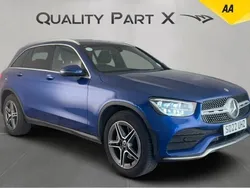 Blue Used 2022 Mercedes GLC220 AMG line SUV | £24,700 (Good price)