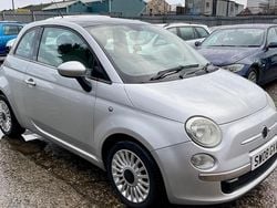 Silver Used 2008 Fiat 500 Lounge Hatchback | £1,750