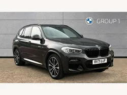 Grey Used 2021 BMW X3 M Sport SUV | £34,995 (Fair price)