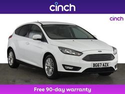 White Used 2017 Ford Focus Zetec Hatchback | £8,799 (Fair price)