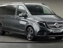 Grey Used 2023 Mercedes V220 AMG line MPV | £58,750 (Good price)