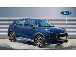 Blue Used 2023 Ford Puma Titanium SUV | £17,379 (Good price)