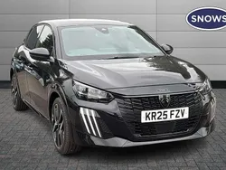Black New 2025 Peugeot 208 GT Hatchback | £21,263 (Good price)