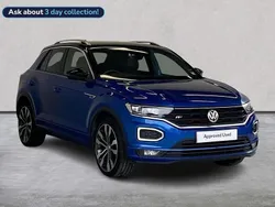 Blue Used 2018 VW T-Roc R-line SUV | £16,359 (Good price)