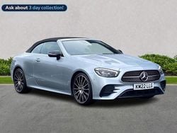 Silver Used 2022 Mercedes E300 AMG line Cabriolet | £34,299 (Good price)