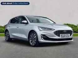 Silver Used 2022 Ford Focus Titanium Hatchback | £17,599 (A bit pricey)