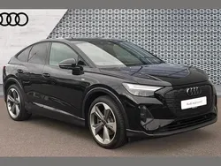 Black Used 2024 Audi Q4 Sportback e-tron Black Edition SUV | £36,663 (Expensive)