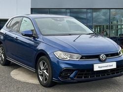 Reef blue metallic Used 2025 VW Polo R-line Hatchback | £21,305 (Fair price)