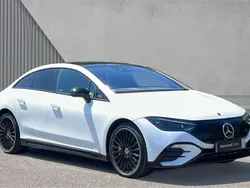 White Used 2025 Mercedes EQE350 AMG line Sedan | £59,890 (Super price)