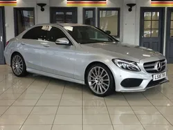 Silver Used 2018 Mercedes C200 AMG line Sedan | £13,740 (Good price)