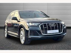 Black Used 2022 Audi Q7 S-Line SUV | £41,350 (Fair price)
