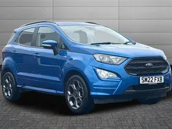 Desert island blue Used 2022 Ford Ecosport ST-Line SUV | £12,390 (Good price)