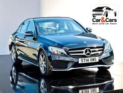 Black Used 2014 Mercedes C200 AMG line Sedan | £12,995 (A bit pricey)