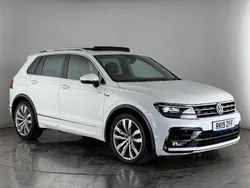 White Used 2019 VW Tiguan R-line SUV | £20,400 (Fair price)