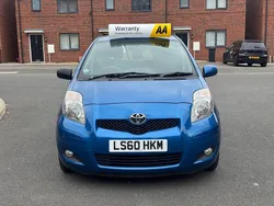 Blue Used 2010 Toyota Yaris Hatchback | £2,250 (Fair price)