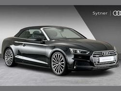 Black Used 2018 Audi A5 Cabriolet S-Line Cabriolet | £23,750 (Fair price)