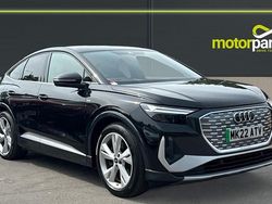 Black Used 2022 Audi Q4 e-tron S-Line SUV | £23,500 (Fair price)