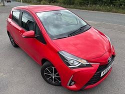 Red Used 2018 Toyota Yaris Hatchback | £6,990 (Good price)
