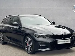 Black Used 2021 BMW 320 M Sport Estate | £26,950