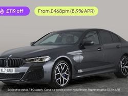 Grey Used 2022 BMW 530e M Sport Sedan | £27,858 (Fair price)