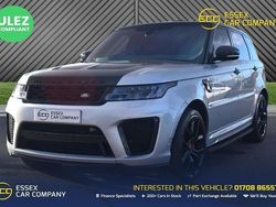 Silver Used 2021 Land Rover Range Rover Sport SVR SUV | £50,989 (Super price)