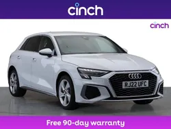 White Used 2022 Audi A3 e-tron S-Line Hatchback | £20,749 (Fair price)