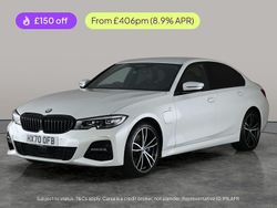 White Used 2020 BMW 330e M Sport Sedan | £22,590 (Fair price)