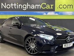Blue Used 2021 Mercedes CLS450 AMG line Coupe | £27,995