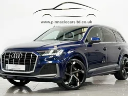 Blue Used 2022 Audi Q7 S-Line SUV | £43,950 (Fair price)