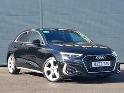 Black Used 2022 Audi A3 S-Line Hatchback | £23,498 (Fair price)