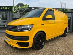 Yellow Used 2017 VW T6 Startline Van | £18,995 (A bit pricey)