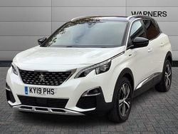 White Used 2019 Peugeot 3008 GT-line SUV | £12,495 (Good price)