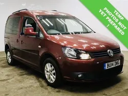 Red Used 2014 VW Caddy Life MPV | £12,995 (Expensive)