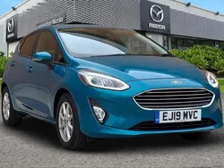 Blue Used 2019 Ford Fiesta Zetec Hatchback | £9,490 (Fair price)