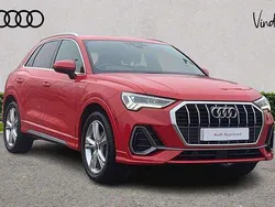 Red Used 2022 Audi Q3 S-Line SUV | £27,933 (Fair price)
