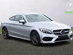 Silver Used 2016 Mercedes C220 AMG line Coupe | £14,699 (Fair price)