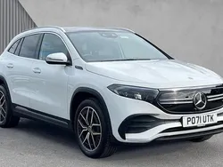 White Used 2021 Mercedes EQA250 AMG Line Premium SUV | £23,396 (Fair price)