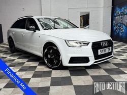 White Used 2018 Audi A4 Black Edition Estate | £14,495 (Expensive)