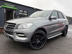 Silver Used 2013 Mercedes ML250 SE SUV | £10,950 (Fair price)
