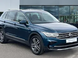 Blue Used 2022 VW Tiguan Elegance SUV | £26,851 (Fair price)