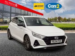 White Used 2024 Hyundai i20 N Line Hatchback | £17,790 (Fair price)