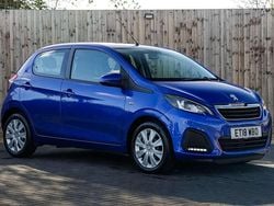 Blue Used 2018 Peugeot 108 Active Hatchback | £5,595 (Fair price)