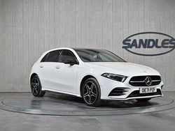 White Used 2022 Mercedes A250 AMG line Hatchback | £20,799 (Fair price)