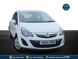 White Used 2014 Vauxhall Corsa S Hatchback | £3,285 (Fair price)