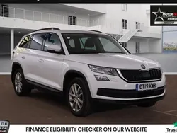White Used 2019 Skoda Kodiaq SE SUV | £12,890 (Fair price)