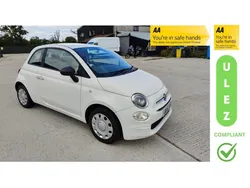 White Used 2016 Fiat 500 Pop Hatchback | £3,999 (Fair price)