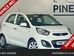 White Used 2014 Kia Picanto 2 Hatchback | £5,599 (Fair price)