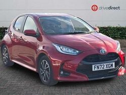 Red Used 2022 Toyota Yaris Hybrid Design Hatchback | £16,750 (Good price)