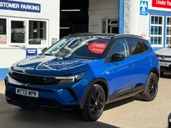 Cobalt blue metallic Used 2022 Vauxhall Grandland X GS Line SUV | £18,495 (A bit pricey)